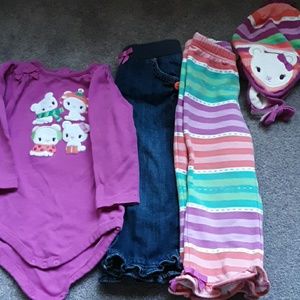 Baby girl gymboree matching set
